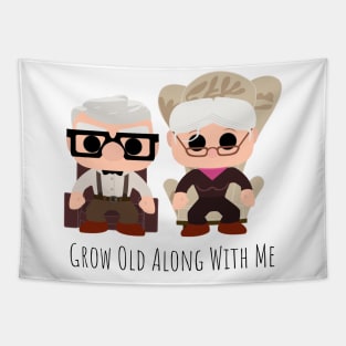 Carl & Ellie - Grow Old Along With Me Tapestry