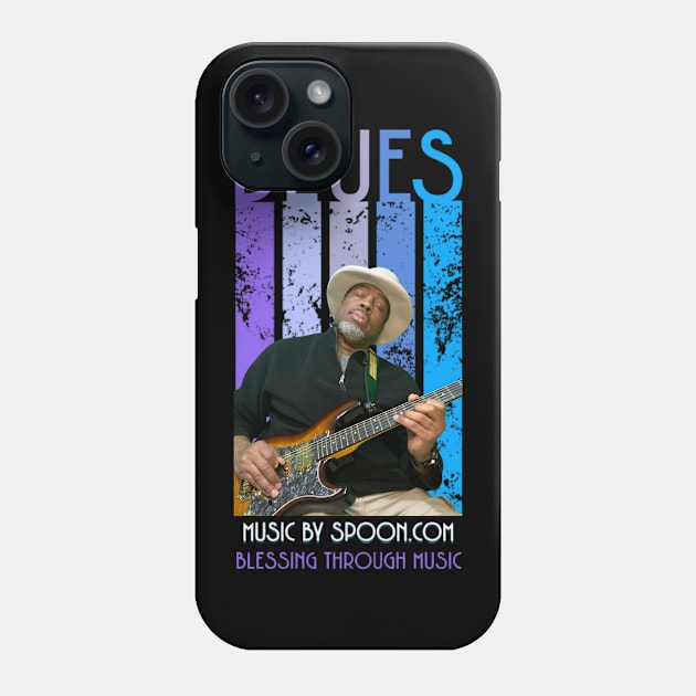 Blues Man Phone Case by Music By Spoon