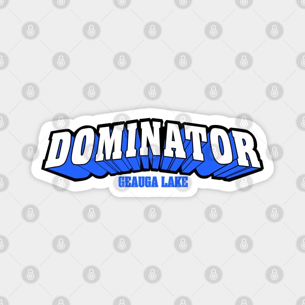 Geauga Lake Dominator Roller Coaster Magnet by carcinojen