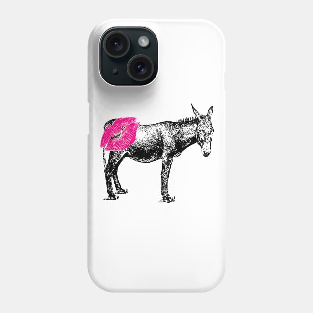 Kiss my ass. Phone Case by LAZYJStudios