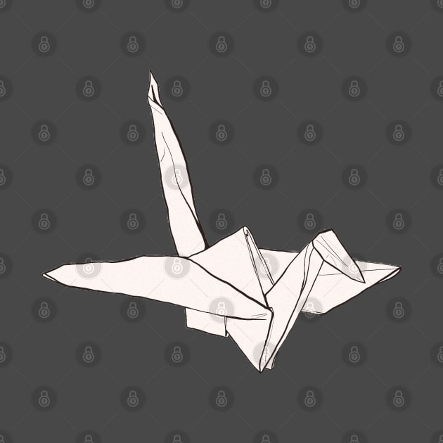 Paper Crane - Off White by Amelia