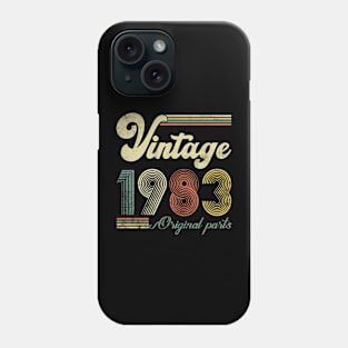 Vintage 1983 41st Birthday Gift Men Women 41 Years Old Phone Case