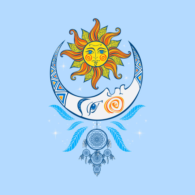 Sun Moon Dream Catcher by thechicgeek