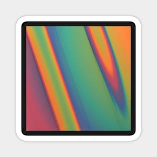 Rainbow Stripes Magnet