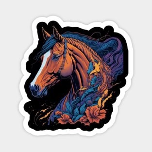 Equine Elegance: Graceful Beauty of Horses Magnet