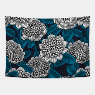 White waratah flowers Tapestry