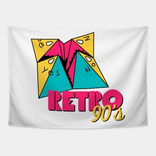 Retro 90’s Style Fashion and Decor Tapestry