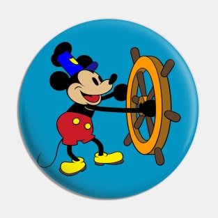 Steamboat Willie - Colourized Pin