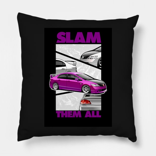 Honda Civic Pillow by aredie19