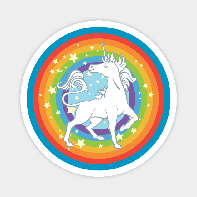 The Sparkliest, Most Fabulous Unicorn of them All Magnet by cartoonowl