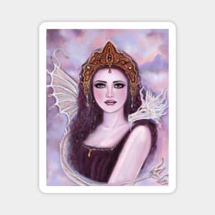 Demeter goddess art by Renee L. Lavoie Magnet