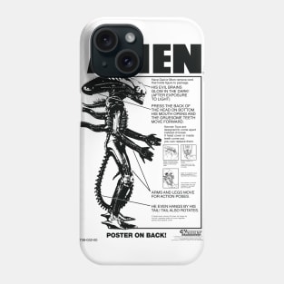 ALIEN Instructions Phone Case