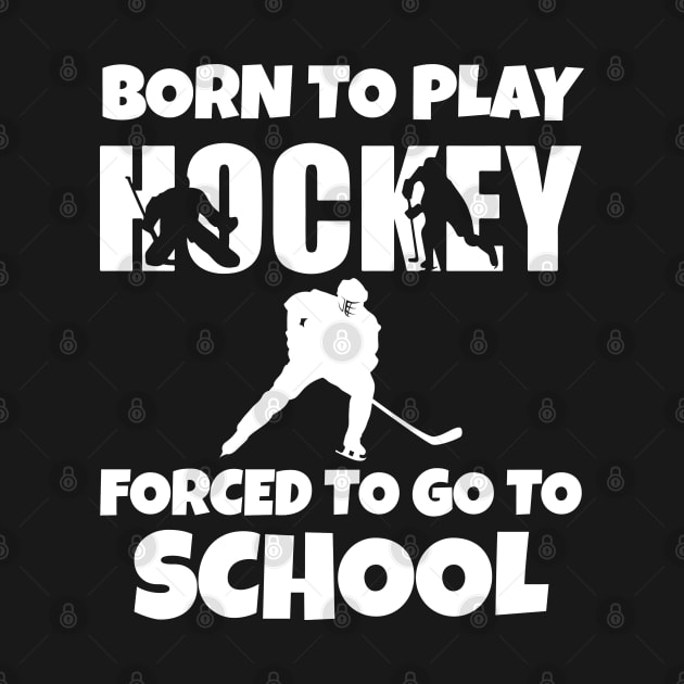 Born to play Hockey Christmas 2023 by Work Memes