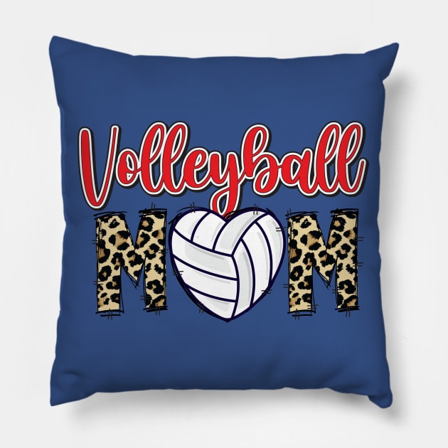 Volleyball Mom Pillow by fineaswine