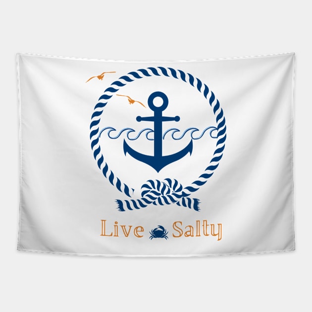 Live Salty Tapestry by NatWell