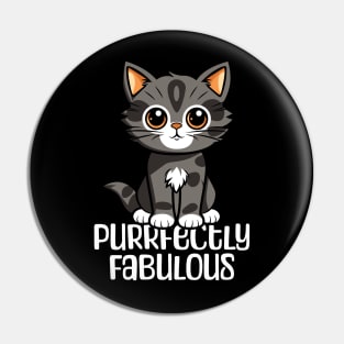 Purrfectly Fabulous Pin