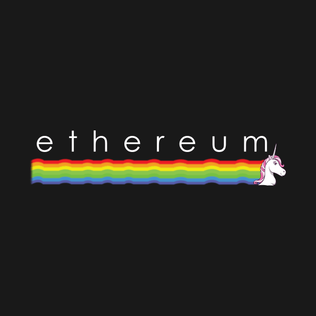 Ethereum Unicorn Rainbow by mangobanana