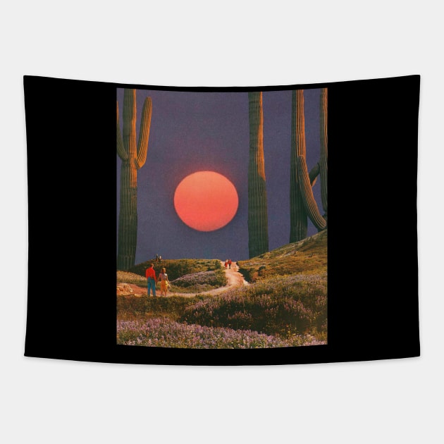 Paradise Dreams Tapestry by Lilithcollageart