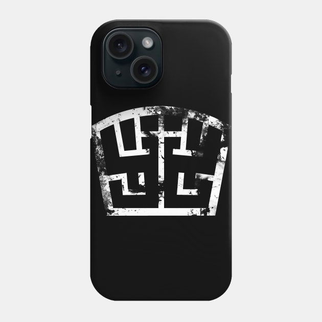 SOLDIER symbol white grunge Phone Case by DRKNT