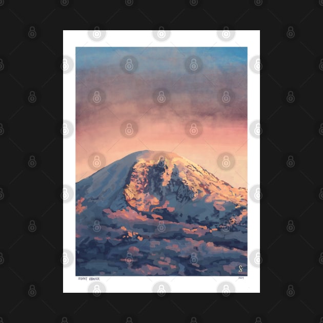 Mount Rainier by sydneybrookeart