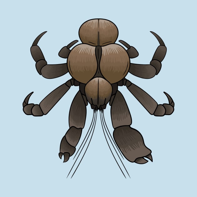 Coconut crab cartoon illustration by Cartoons of fun