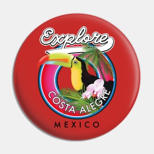 Explore Costa Alegre logo Pin