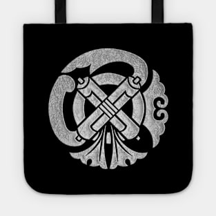 Tachibana Kamon Gion Mamori in Silver Foil Tote