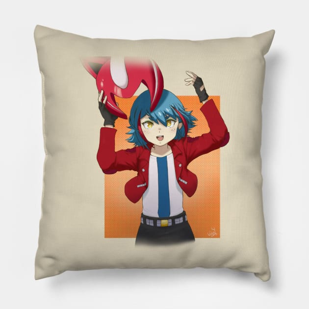 Ilya Mao from Beyblade Burst DB Pillow by Kaw_Dev