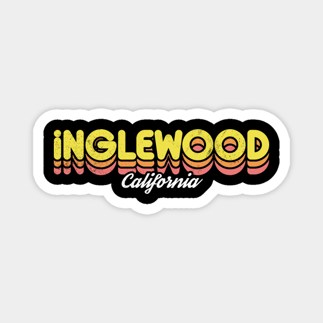 Retro Inglewood California Magnet by rojakdesigns