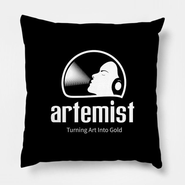 Artemist Pillow by onebadday