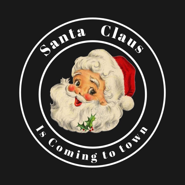 Festive Holiday Santa claus is coming to town by charlielove