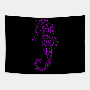 seahorse outline design Tapestry