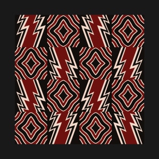 Tribal abstract pattern Rwanda style T-Shirt