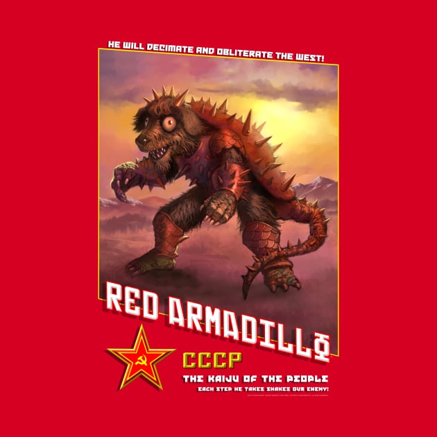 Red Armadillo by We Are 01Publishing