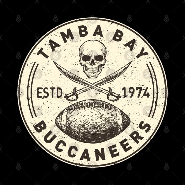 Vintage Tampa Bay Buccaneers by Buck Tee Originals by Buck Tee