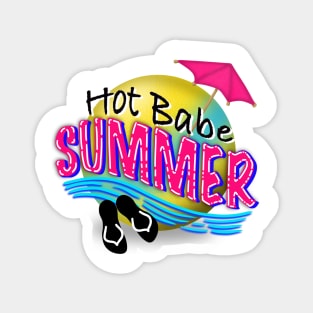 Hot Babe Summer Magnet