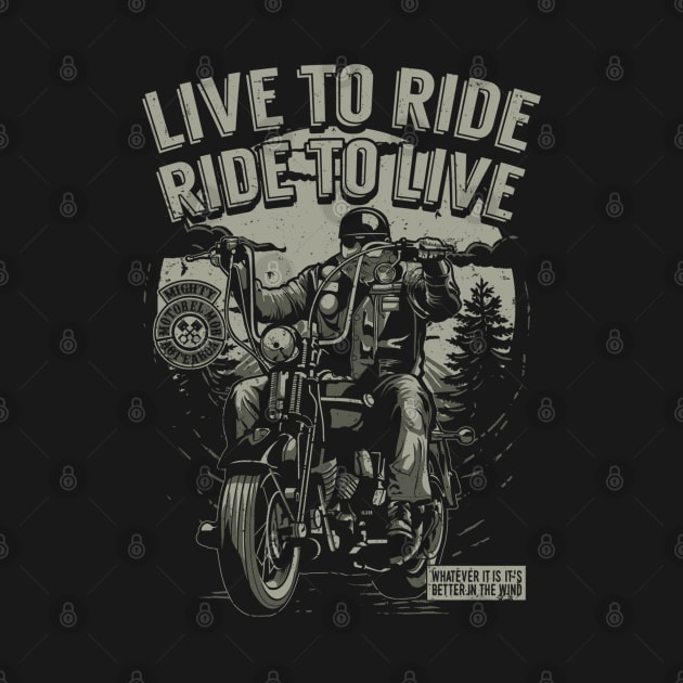 Ride2Live by Dark Planet Tees