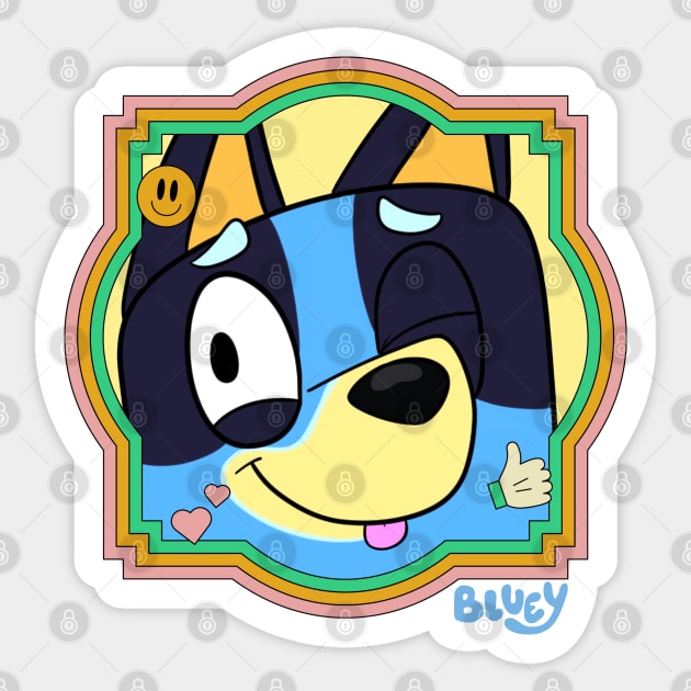 My name is bingo - Bluey - Sticker Kiss-Cut Sticker 2 x 2 sold