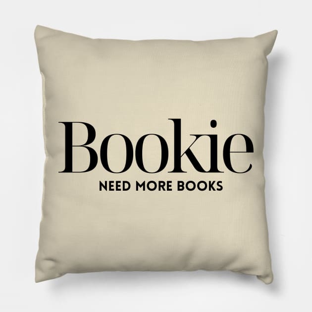 BOOKIE Pillow by Theetee