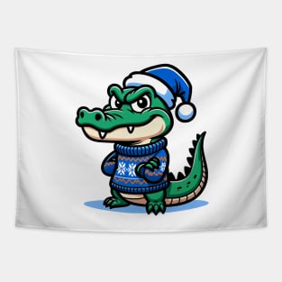 Gator Christmas Tapestry