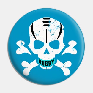 The Jolly Rugger Head Rugby Pin