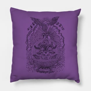 Devils Brew (Version 1). Mystic and Occult Design. Pillow