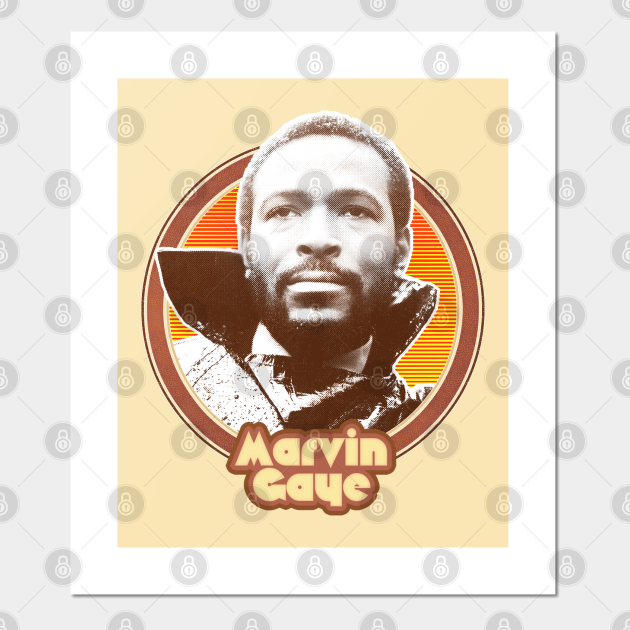 marvin gaye retro iconic
