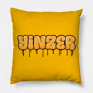 YINZER GRAFFITI (GOLD) Pillow