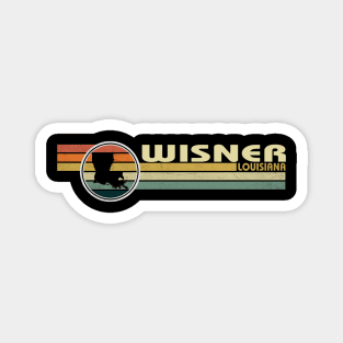 Wisner Louisiana vintage 1980s style Magnet