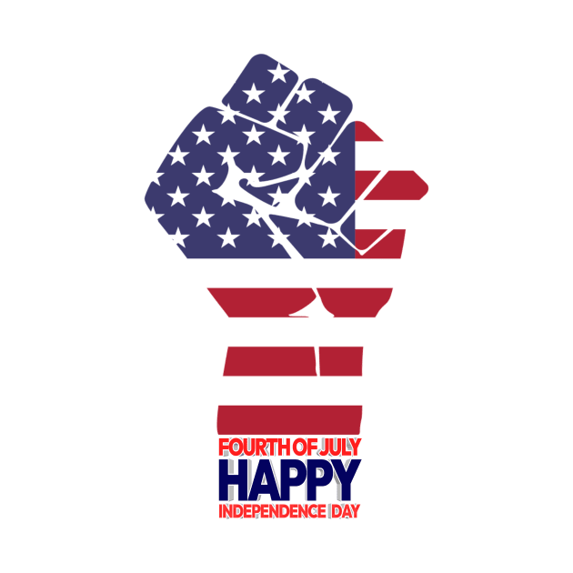 4th Of July Happy Independence Day Design by Mustapha Sani Muhammad