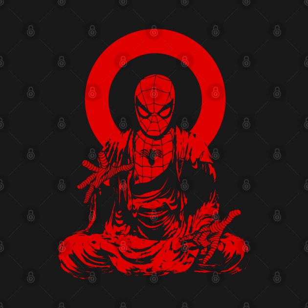 SPIDEY AS BUDDHA by ROBZILLA