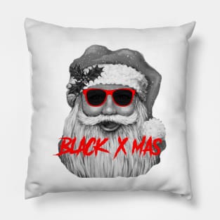 Merry black christmas Pillow