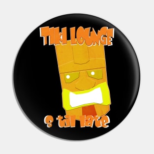 Tiki Lounge Flyer Pin