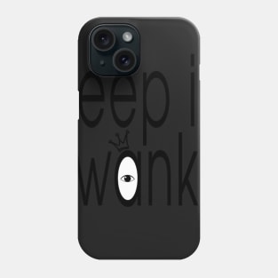 Black Keep it Swanky Phone Case